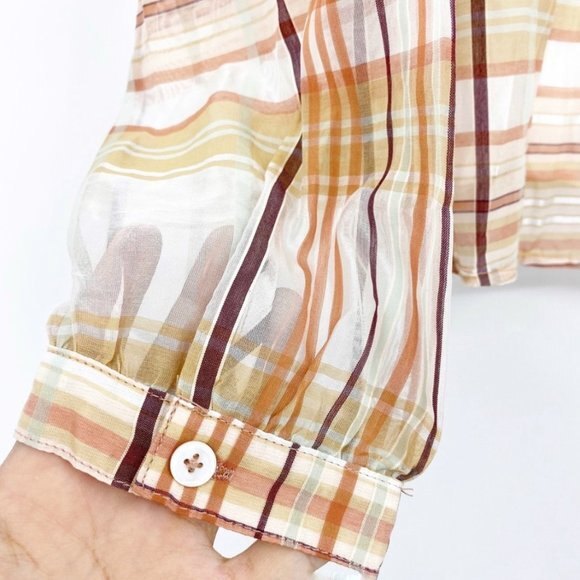 Anthropologie Current Air Polly Ruffled-Peasant L - Picture 6 of 13